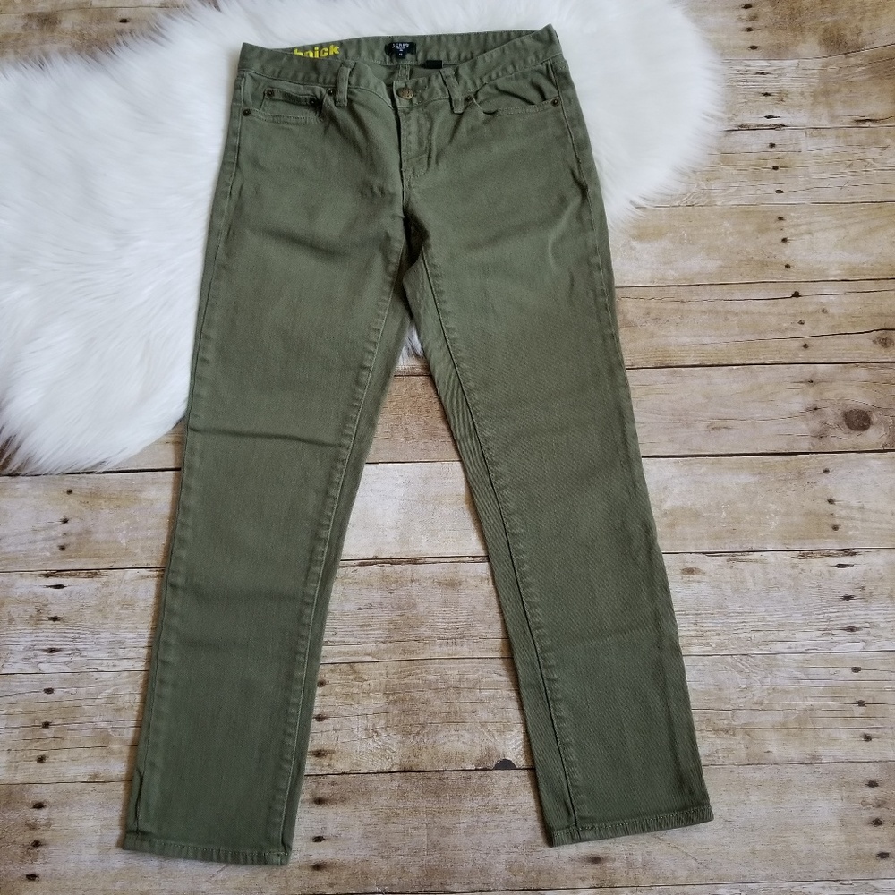 J. CREW STRETCH TOOTHPICK SLIM ANKLE JEANS 77088